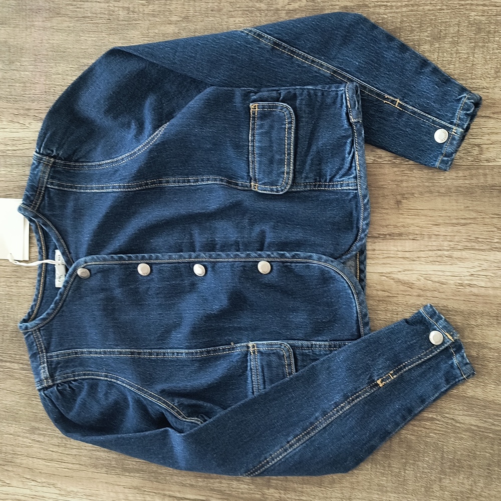 Free Assembly Cropped Denim Jacket